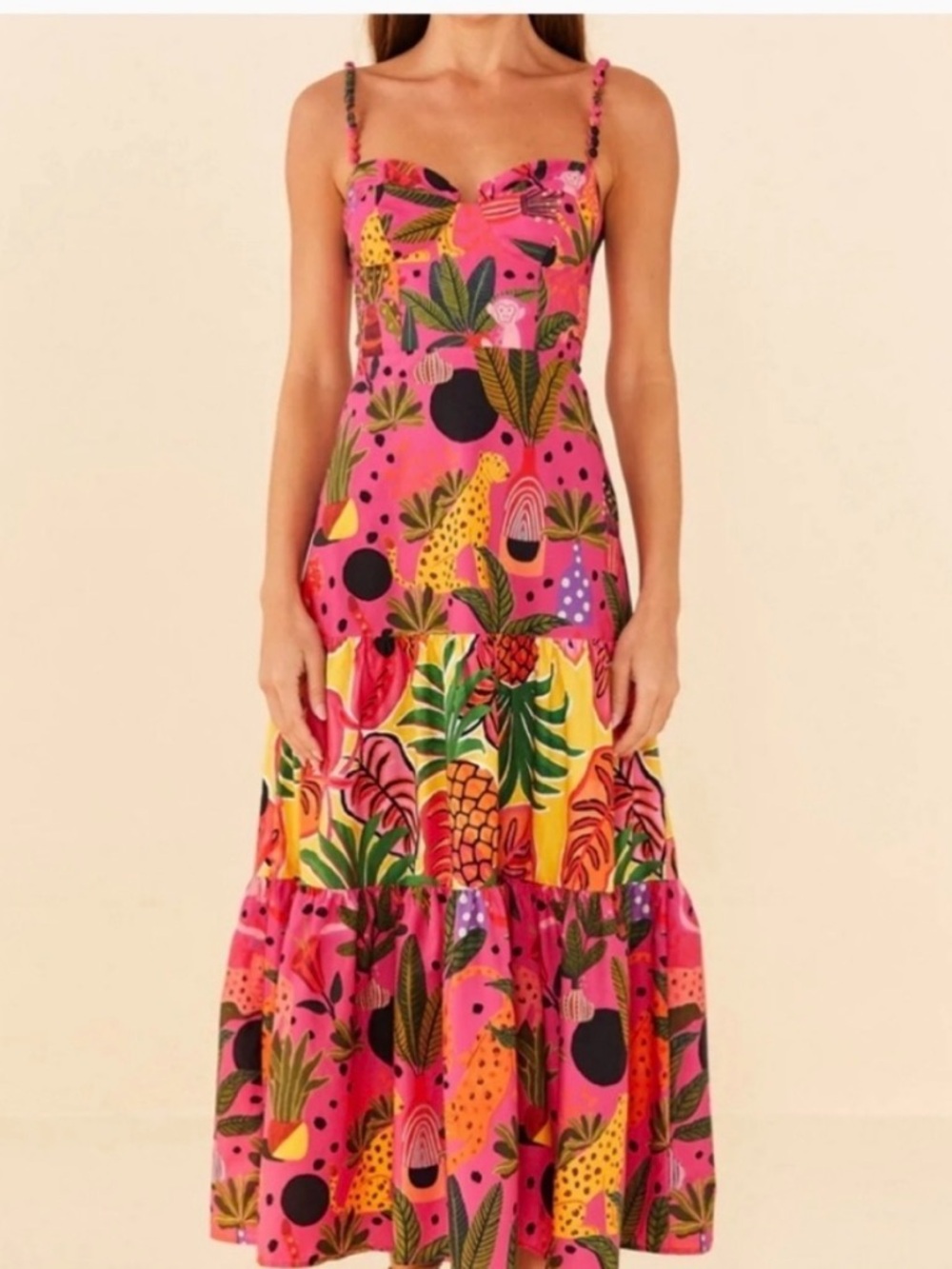 FARM Rio Leopard Forest Maxi Dress - Picture 3 of 15
